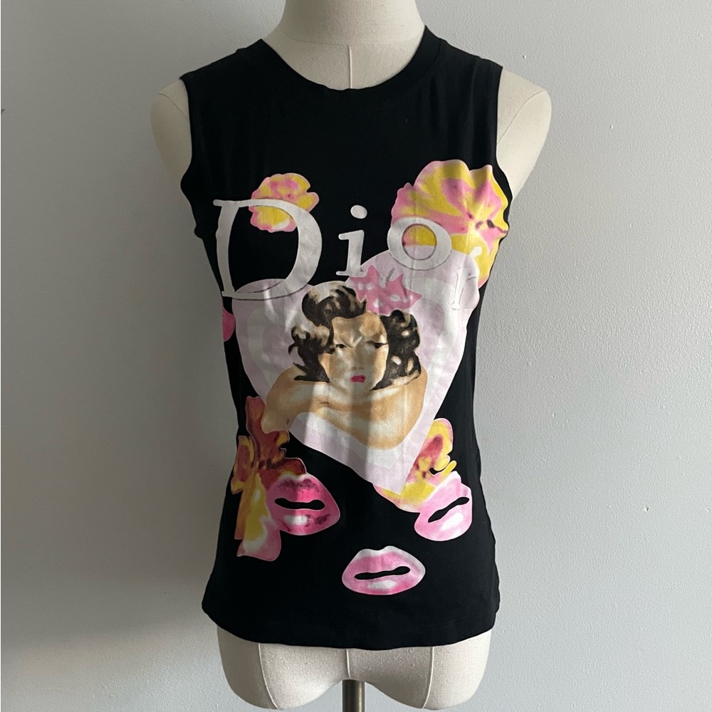 Dior by Galliano S/S 2005 Lady Lips Pop Art Kiss Lips Top